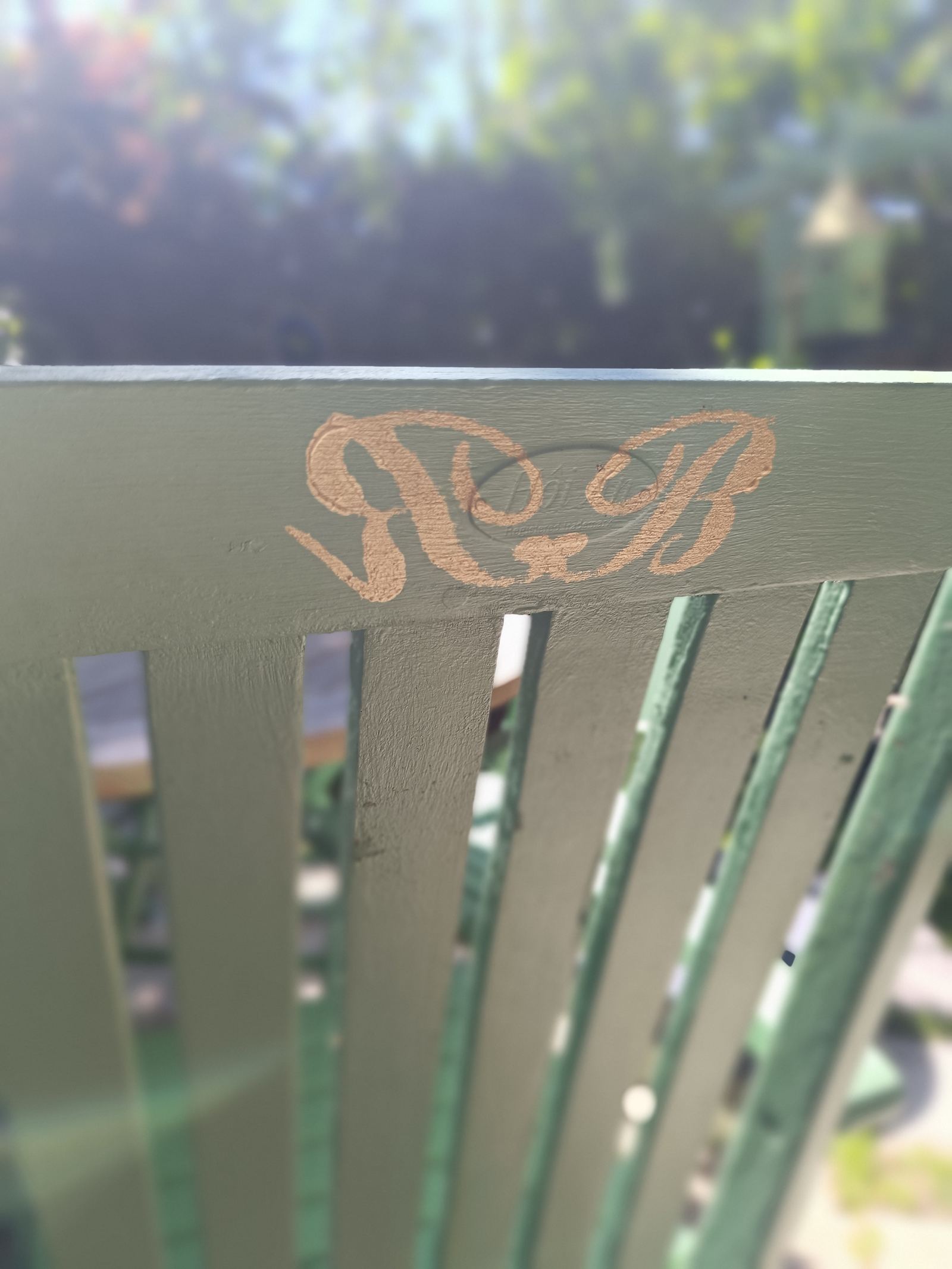 Monogramme RB — Jardin en RB Yerres